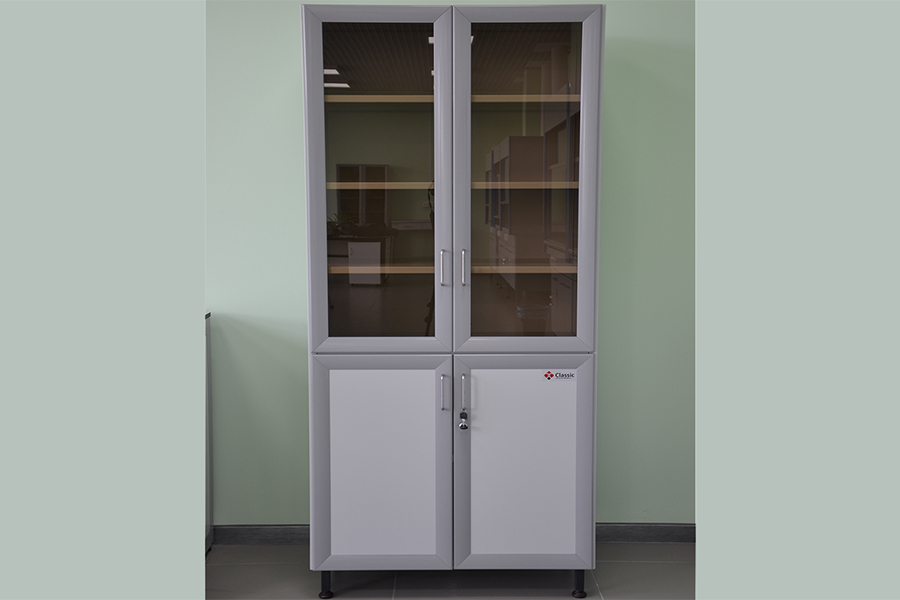 Лабораторный шкаф для одежды ШО-2 в Екатеринбурге доставка ТК по России